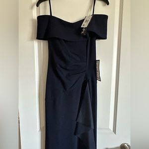 NWT Navy blue gown.